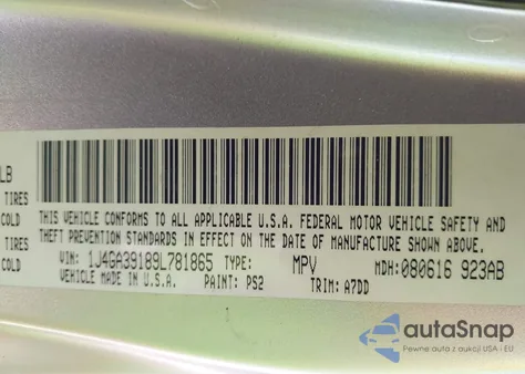 2009 Jeep Wrangler Unlimited X z USA, uszkodzony, nr VIN 1J4GA39189L781865